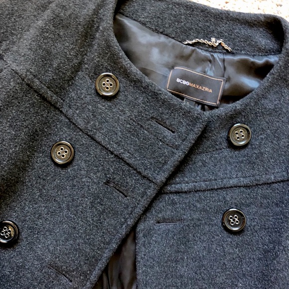 Black BCBGMAXAZRIA coat - Picture 2 of 2